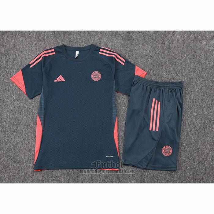 Chandal del Bayern Munich Manga Corta 2025-2026 Gris Oscuro - Pantalon Corto